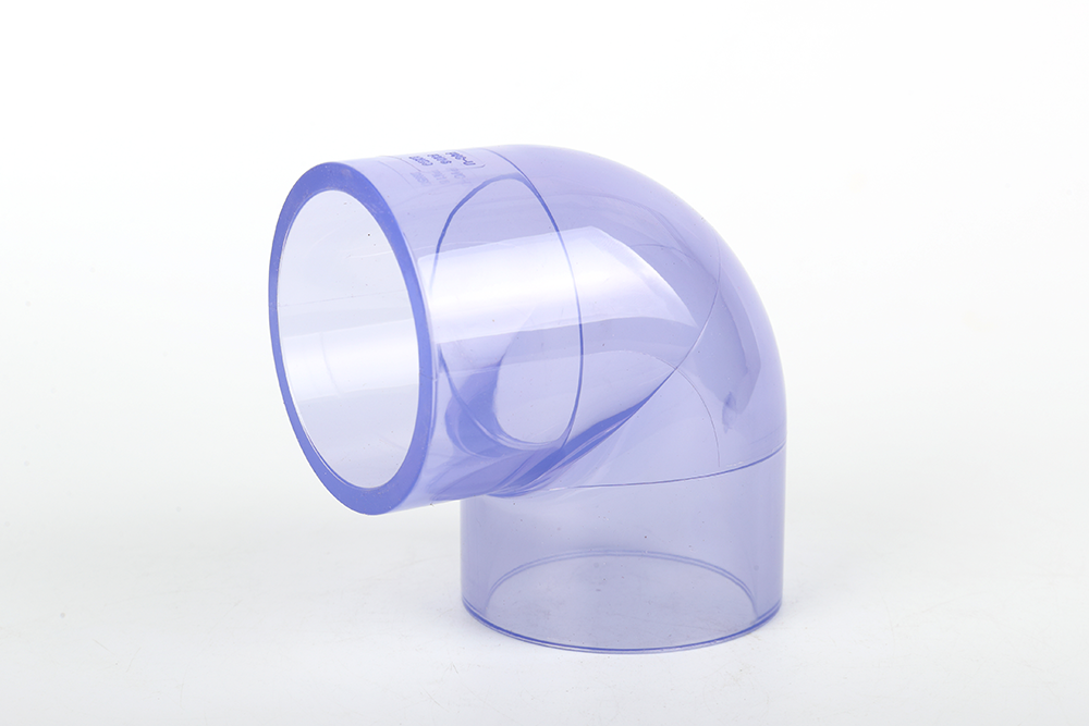 绥宁透明 90 度弯头